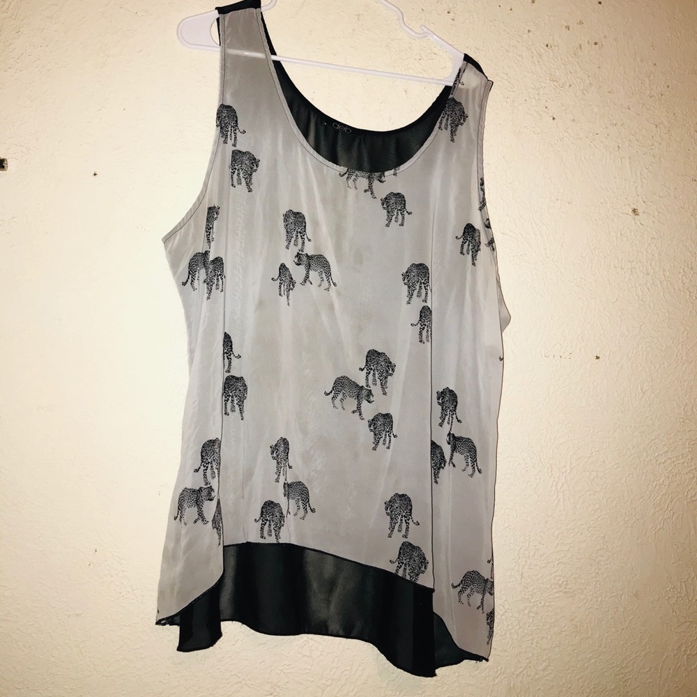 3x sheer tank by Deb